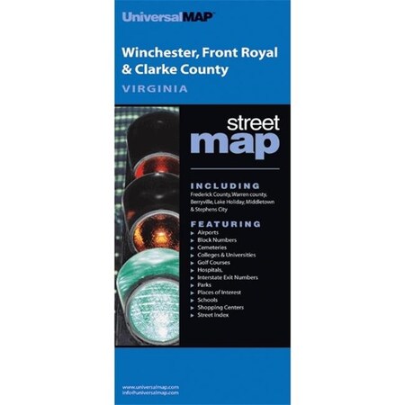 Universal Map Group Llc Universal Map 762562161 Winchester- Front Royal- Clarke- Frederick & Warren County VA 762562161